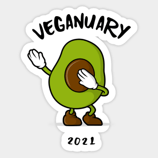 Veganuary 2021 Sticker